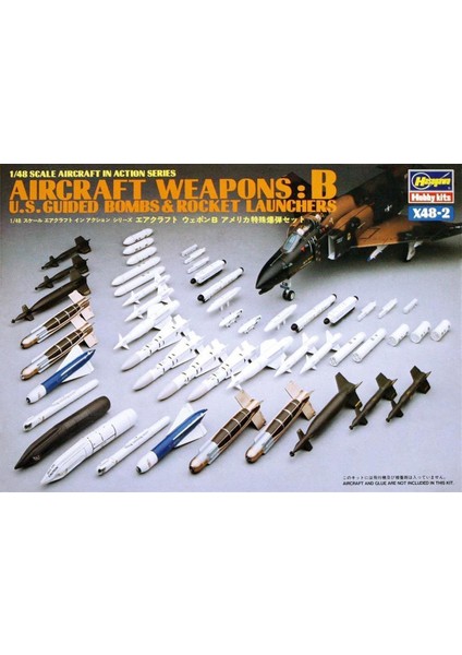 X48-2 36002 1/48 Ölçek, Savaş Uçağı Silahları-B, Plastik Model Kiti
