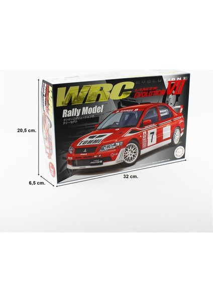 ID-311 04766 1/24 Ölçek, Mitsubishi Lancer Evolution Vıı Wrc Rally Model, Yarış Aracı Plastik Model Kiti indirimleri