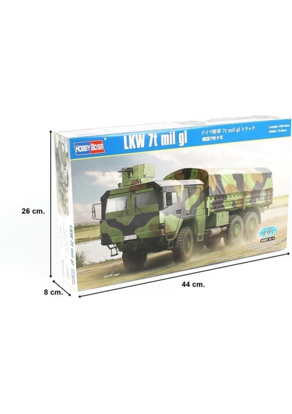 Hobbyboss 85522 1/35 Ölçek, Lkw 7t Mil Gl, Askeri Kamyon, Plastik Model Kiti indirimleri