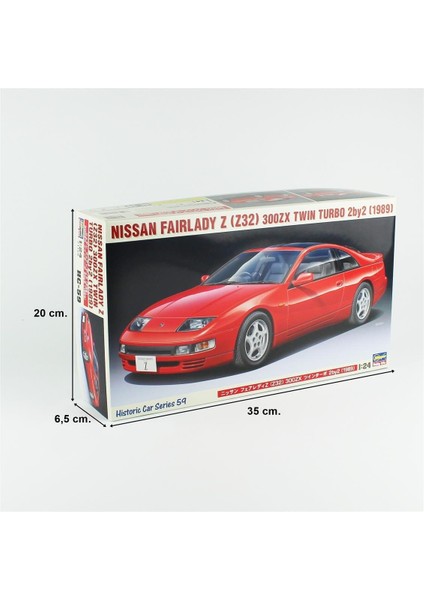 HC59 21159 1/24 Ölçek, Nissan Fairlady Z (Z32) 300ZX Twin Turbo 2by2 (1989), Otomobil Plastik Model Kiti indirimleri