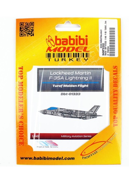 DBT-01333 1/48 Ölçek, F-35 Turaf, Dekal Çıkartma