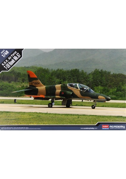 12236 1/48 Ölçek, Rok Airforce T-59 Hawk Mk. 67 Savaş Uçağı, Plastik Model Kiti