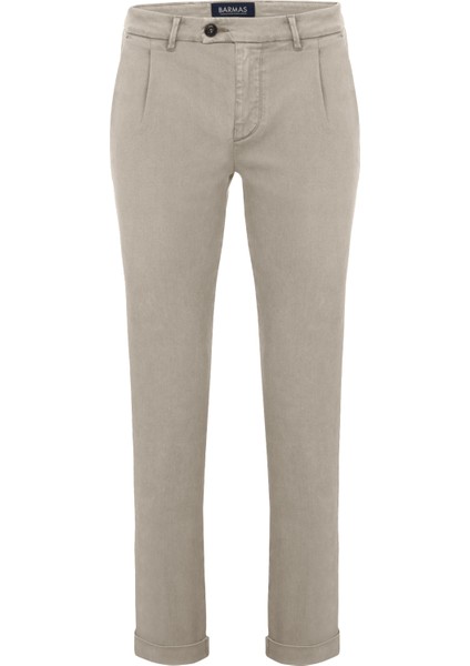 Erkek Bej Chino Pantolon