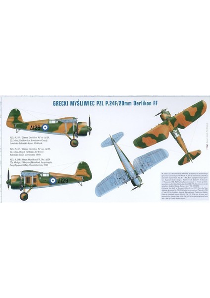 48107 1/48 Ölçek, Greek Fıghter PZL.P.24F Wıth 20MM Oerlı, Plastik Model Kiti fiyatları