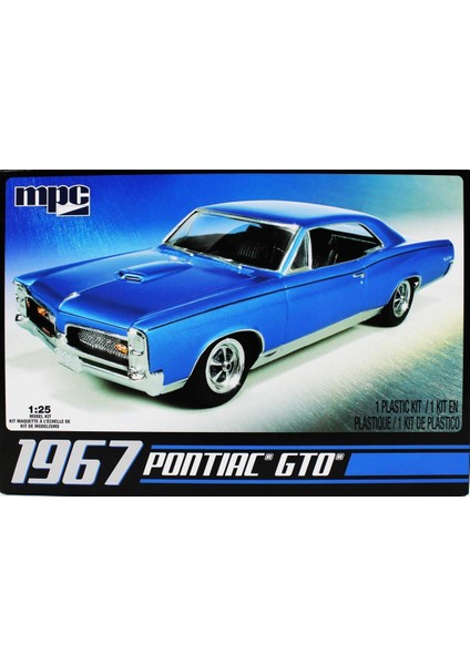 710 1/25 Ölçek, 1967 Pontiac Gto Araba, Plastik Model Kiti