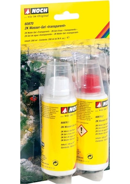 60870 200 Ml. Çift Bileşenli, Şeffaf, Durgun Su Yapma Jeli