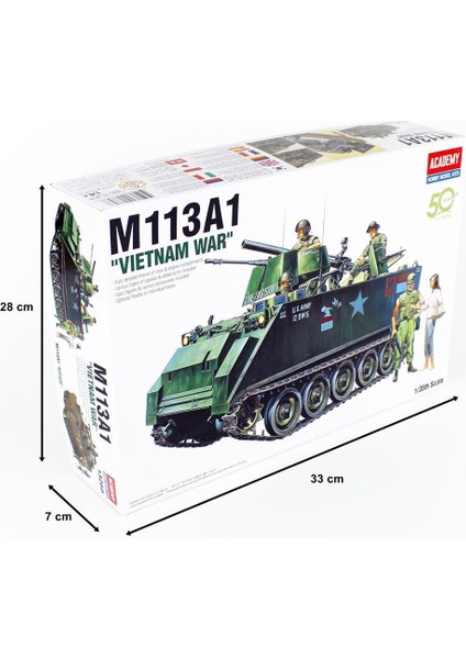 13266 1/35 Ölçek, M-113A1 Apc Vietnam Zırhlı Personel Taşıyıcı, Plastik Model Kiti indirimleri