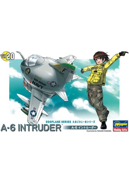 TH20 60130 A-6 Intruder, Savaş Uçağı (Eggplane Serisi), Plastik Model Kiti