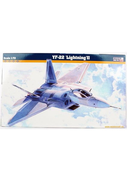 F007 1/72 Yf-22 Lightning Iı Savaş Uçağı Plastik Model Kiti