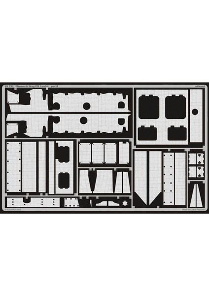 35751 1/35 Ölçek, Zimmerit Stug.ııı Ausf.g For Dra