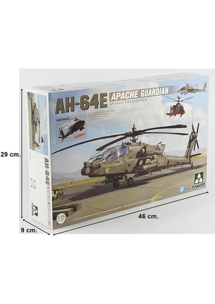 2602 1/35 Ölçek, AH-64E Apache Guardian Saldırı Helicopteri, Plastik Model Kiti indirimleri
