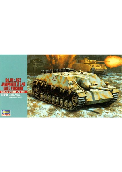 MT51 31151 1/72 Ölçek, Jagdpanzer Iv Tanksavar (Late) Plastik Model Kiti