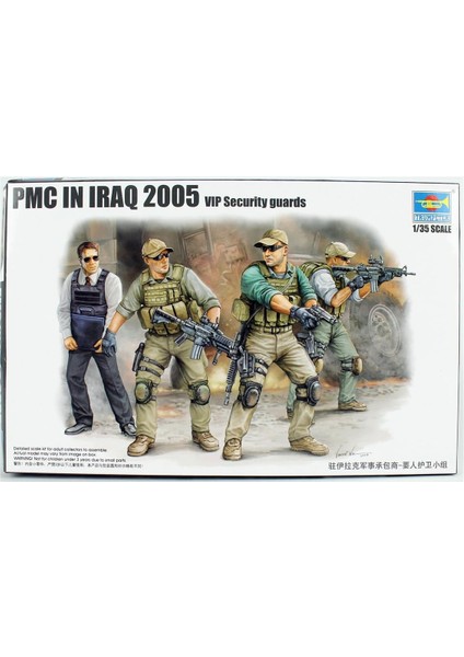 00420 1/35 Ölçek, Pmc-Vıp Koruma Tim Irak'ta Figürleri Plastik Model Kiti