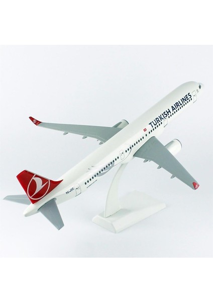 028 1/100 Ölçek, Thy A321 Yolcu Uçağı, Sergilemeye Hazır Plastik Standlı Model fırsatları