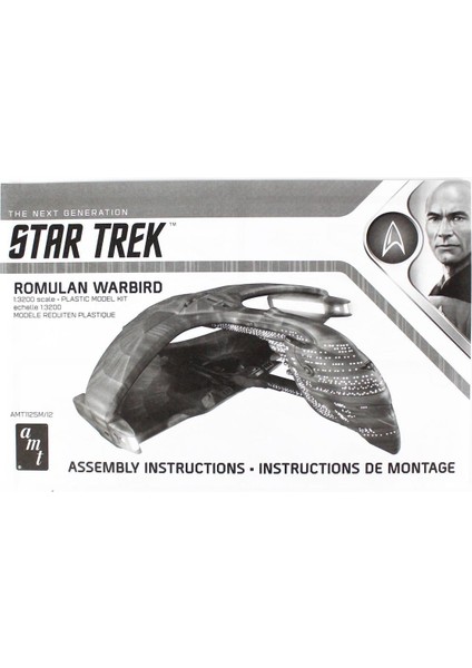 1125M 1/3200 Ölçek, Star Trek Romulan Warbird, Plastik Uzay Aracı Maketi fırsatları
