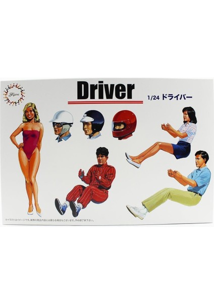Gt-4 11660 1/24 Ölçek, Araba Sürücü Figürleri, Plastik Model Kiti