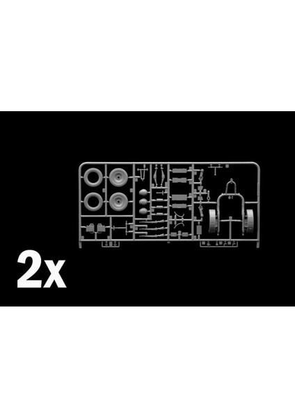 6450S 1/35 Ölçek, Sd. Anhanger-51 Cephane Römorku 2 Adet, Plastik Model Kiti modelleri