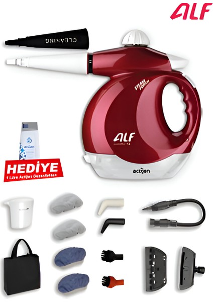 Pratik ve Kullanışlı Taşınabilir Yüksek Basınçlı Buhar Temizleyici, Beyaz Renk