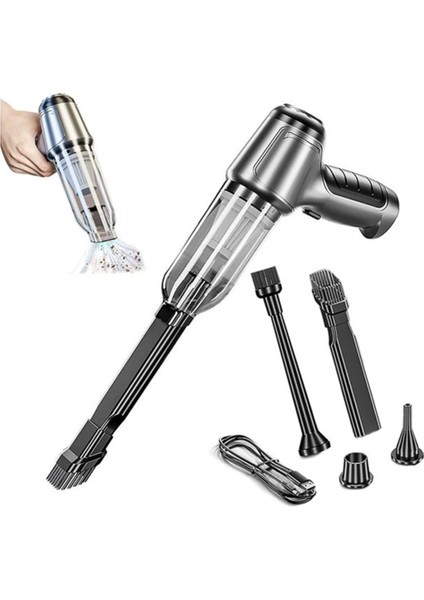 Mini Taşınabilir USB Elektrikli Süpürge, Ofis, Ev ve Araç Için Şarjlı Temizleme Cihazı