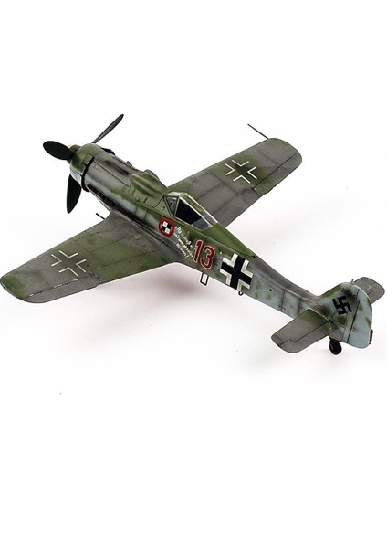 QD181 1/48 Ölçek, Focke-Wulf 190 D 9, Sergilemeye Hazır Savaşl Uçağı Modeli modelleri