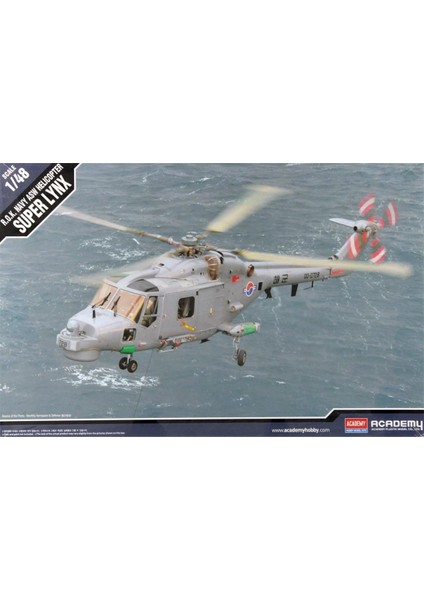 12289 1/48 Ölçek, Rok Navy Asw Super Lynx Helikopter, Plastik Model Kiti