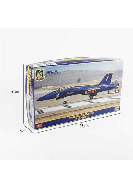 2467 1/72 Ölçek, F/A-18E Super Hornet (Blue Angels), (Limited Edition), Savaş Uçağı Plastik Model Kiti indirimleri