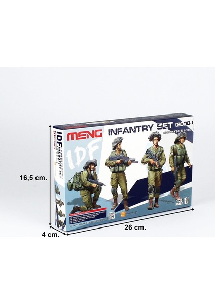 HS-004 1/35 Ölçek, Idf Piyadeleri (2000- ), 4 Adet, Plastik Figür Model Kiti fırsatları
