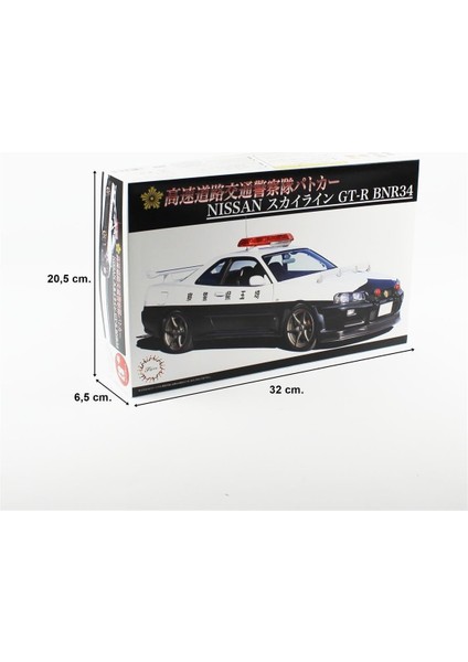 Id-87 03977 1/24 Ölçek, Nissan Skyline (R34) Gt-R, Polis Arabası Plastik Model Kiti indirimleri