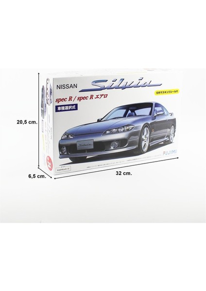 Id-24 03935 1/24 Ölçek, Nissan S15 Silvia Spec R / Aero, Otomobil Plastik Model Kiti indirimleri