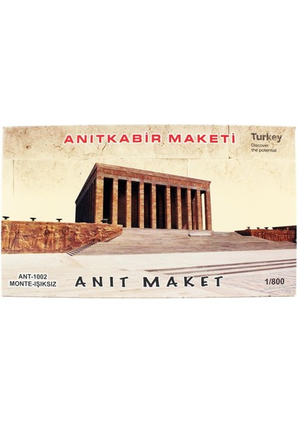Anıtmaket ANT1002 1/800 Ölçek, Anıtkabir, Plastik Model Kiti