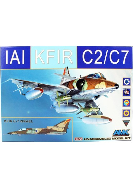 Amk 86002 1/72 Ölçek, Kfır C2/c7, Savaş Uçağı, Plastik Model Kiti