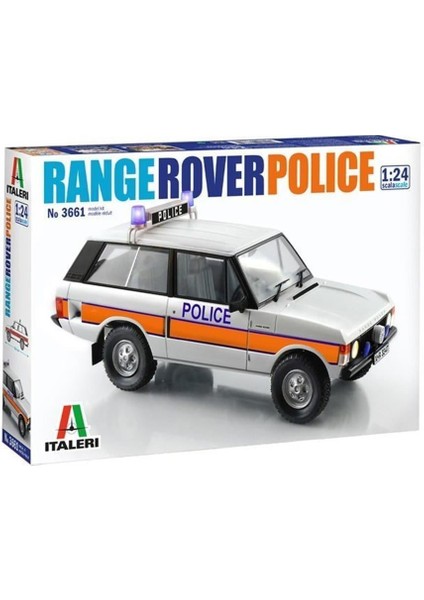 3661S 1/24 Ölçek, Range Rover Polis Aracı, Plastik Model Kiti