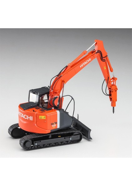66109 1/35 Ölçek, Hitachi Construction Machinery Excavator Zaxis 135US Hydraulic Breaker, Plastik Model Kiti modelleri