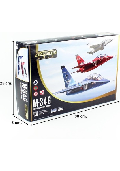K48063 1/48 Ölçek, Alenia M-346 Eğitim Savaş Uçağı, Plastik Model Kiti indirimleri