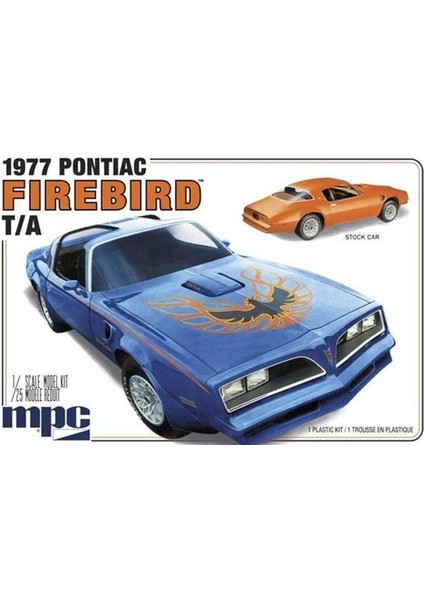 916M 1/25 Ölçek, 1977 Pontiac Firebird T/a Araba, Plastik Model Kiti