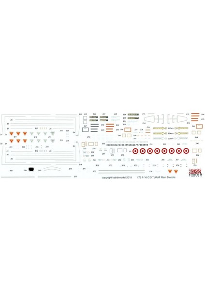 DBT01186 1/72 Ölçek, F-16 C, Öncel Filo Özel Şema Kırmızı, Dekal Seti fiyatları