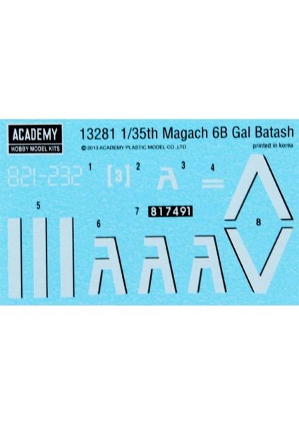 13281 1/35 Ölçek, Magach 6b Gal Batash Tankı, Plastik Model Kiti fırsatları