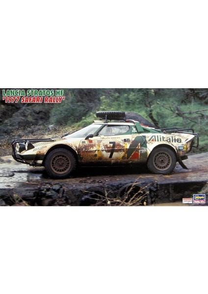 CR36 25036 1/24 Ölçek, Lancia Stratos Hf (1977 Safari Rallisi), Yarış Aracı Plastik Model Kiti