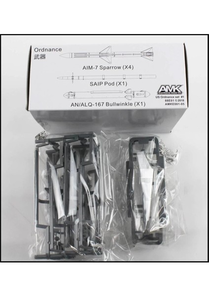 Amk 88E01 1/48 Ölçek, Amerikan Savaş Uçakları Için Mühimmat Seti, Plastik Model Kiti modelleri