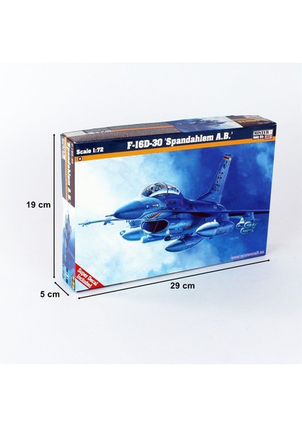D082 1/72 F-16D-30 (Spadahlem A.b.) Savaş Uçağı Plastik Model Kiti indirimleri