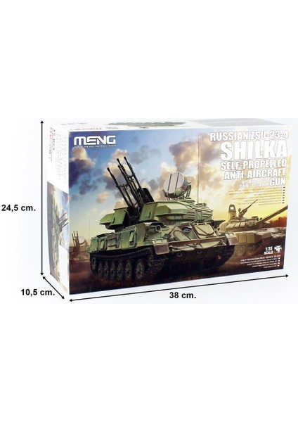 TS-023 1/35 Ölçek, Rus Zsu-23-4 (Shilka) Uçaksavar Tankı, Plastik Model Kiti indirimleri