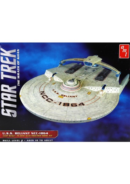 1036 1/53 Ölçek 7 Ölçek, Star Trek Uss Reliant Uzay Aracı, Plastik Model Kiti