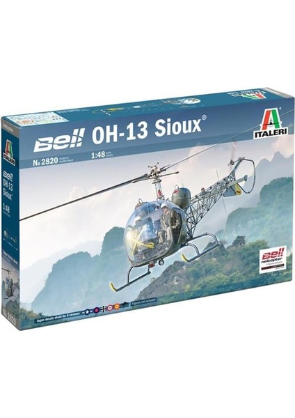 2820S 1/48 Ölçek, Oh-13 Sioux ( Kore Savaşı ) Helikopter, Plastik Model Kiti