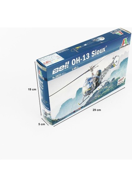2820S 1/48 Ölçek, Oh-13 Sioux ( Kore Savaşı ) Helikopter, Plastik Model Kiti modelleri