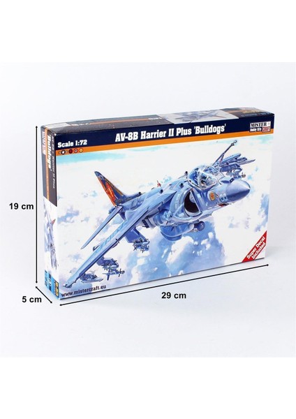 D053 1/72 Av-8b Harrier Iı Plus Bulldogs Savaş Uçağı Plastik Model Kiti indirimleri