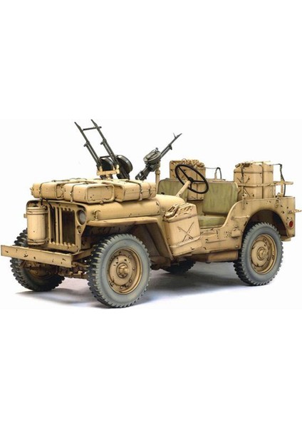 75038 1/6 Ölçek, Sas 4x4 Desert Raider Jeep Plastik Model Kiti fiyatları