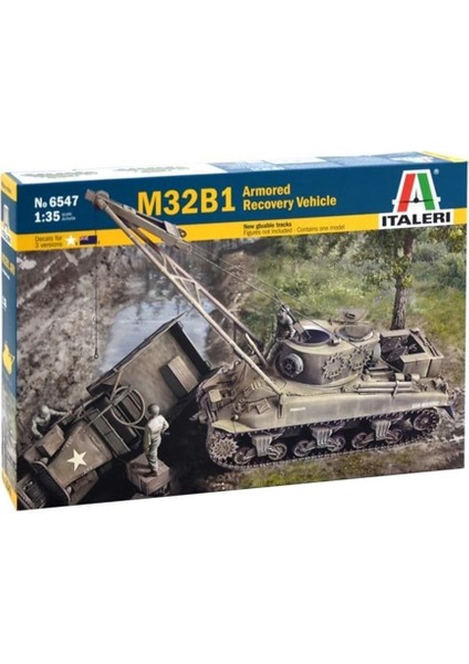 6547S 1/35 Ölçek, M32B1 Zırhlı Kurtarma Aracı, Plastik Model Kiti