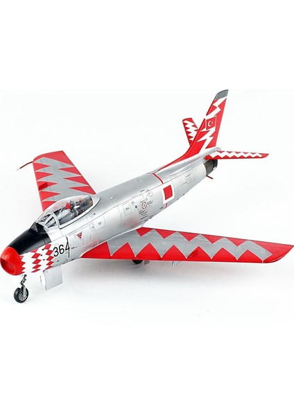 QD164 1/48 Ölçek, F-86E Sabre (Yarasalar) Sergilemeye Hazır Plastik Savaş Uçağı Modeli fiyatları