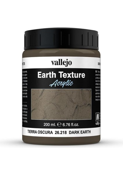 26218 200 Ml. Dark Earth, Koyu Renkli Toprak Dokusu