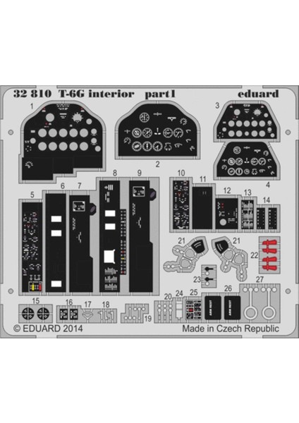 32810 1/32 Ölçek, T-6g Interior S.a. For Kitty Haw